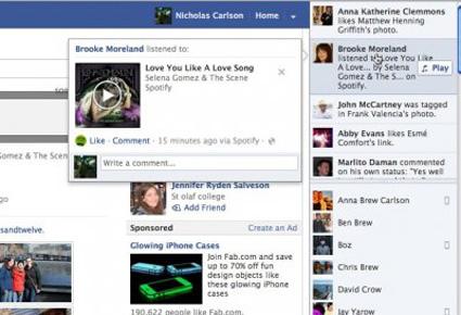 إليكم شكل موقع فايسبوك بعد الإكتتاب الأولي